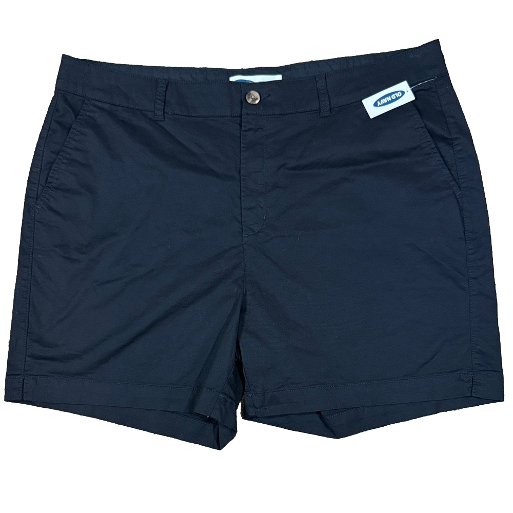 Old Navy Black Women's Everyday High Rise Shorts SKU1400